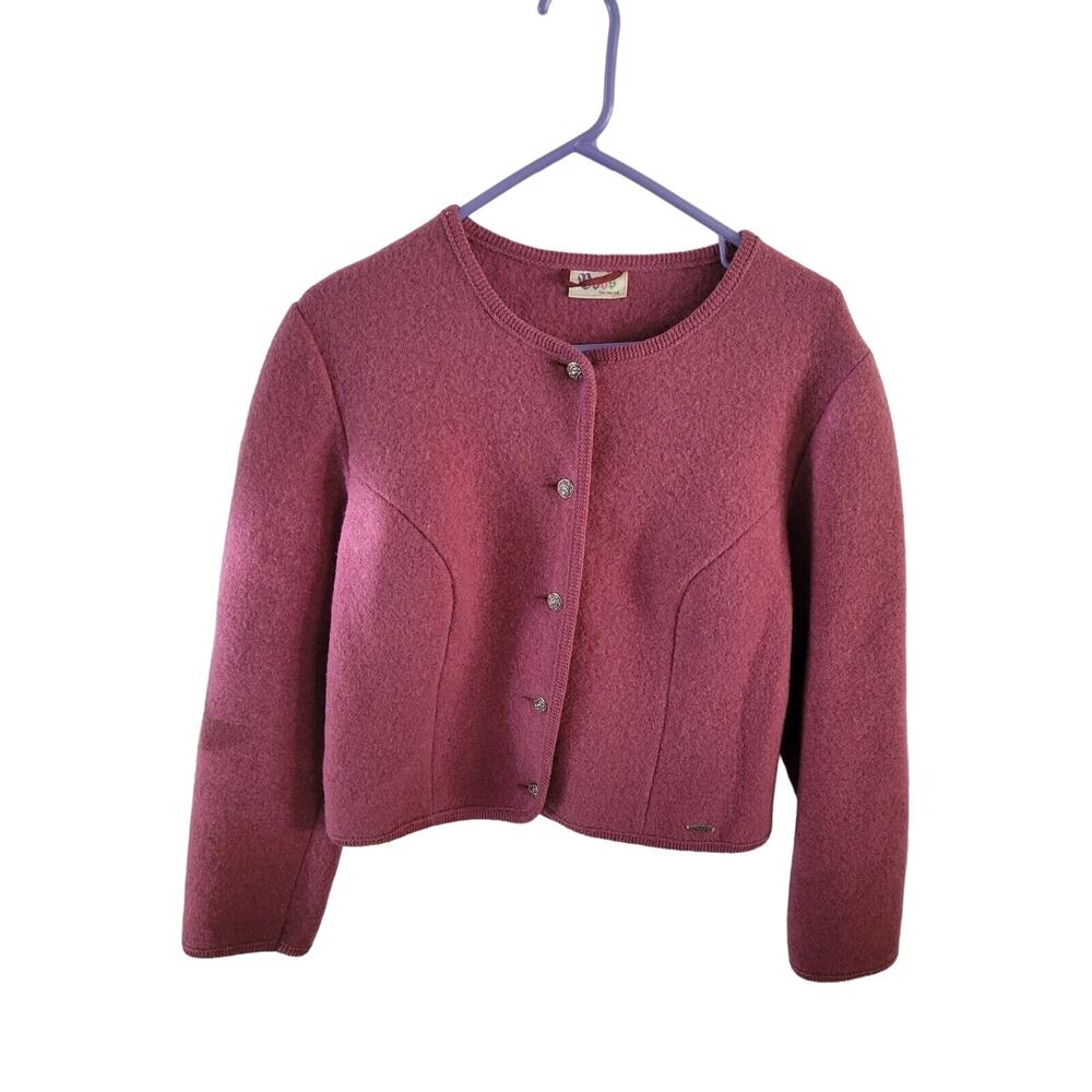 Vintage Boos Wool Sweater Cardigan Made in Austria Absolutely Perfect Condition